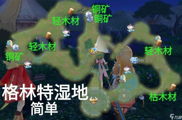 《玛娜希斯回响》格林特湿地简单采集点