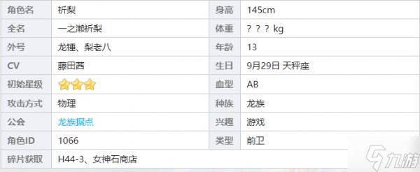 公主连结祈梨怎么样 公主连结祈梨技能介绍