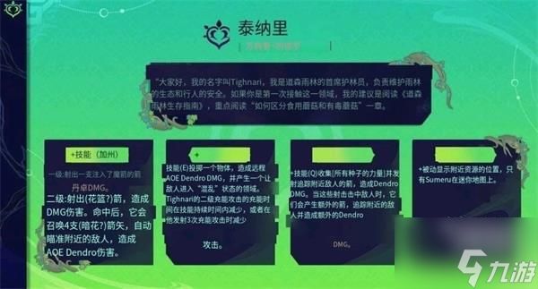 原神提纳里技能效果最新一览