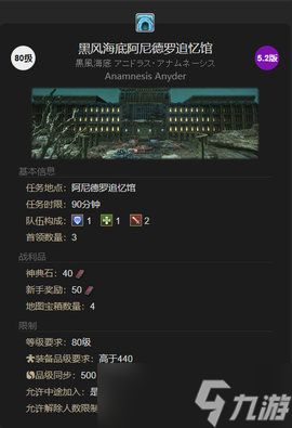 ff14黑风海底阿尼德罗追忆馆通关攻略