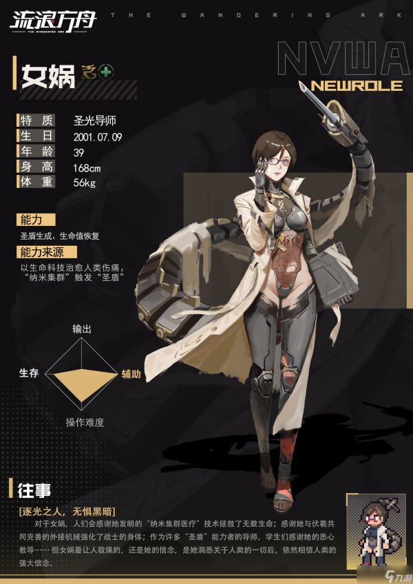 《流浪方舟》女娲角色属性介绍