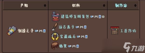 《泰拉瑞亚》创造之手怎么获得 创造之手使用方法介绍