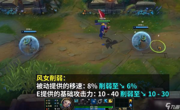 《英雄联盟》PBE13.1版本风女削弱一览