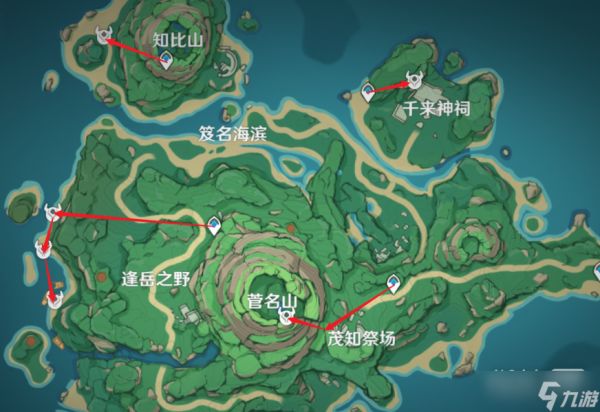 《原神》冬极白星突破材料采集路线指南