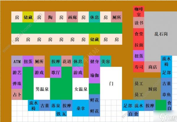 温泉物语2契合度辞典大全 全布局图通关总汇