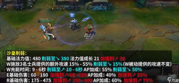 《英雄联盟》PBE13.4版本沙皇削弱详情