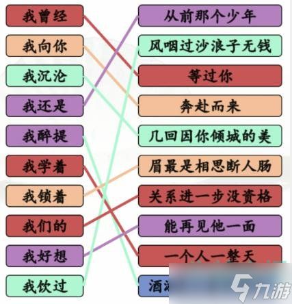 《汉字找茬王》连线我开头的歌通关攻略