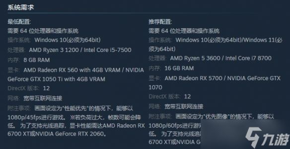 《生化危机4：重制版》PC版系统配置需求公开 推荐GTX 1070！