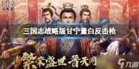 《三国志战略版》甘宁董白反击枪推荐 周泰甘宁董白阵容搭配