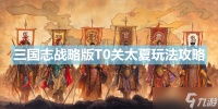 《三国志战略版》T0关太夏玩法推荐 关银屏夏侯渊太史慈阵容搭配介绍