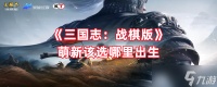 《三国志战棋版》萌新该选哪里出生