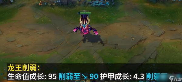 英雄联盟PBE13.8版本龙王削弱了什么