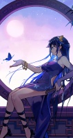 《忍者必须死3》主题壁纸——幽兰蝶梦