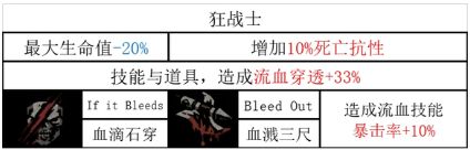 暗黑地牢2蛮族战士技能介绍