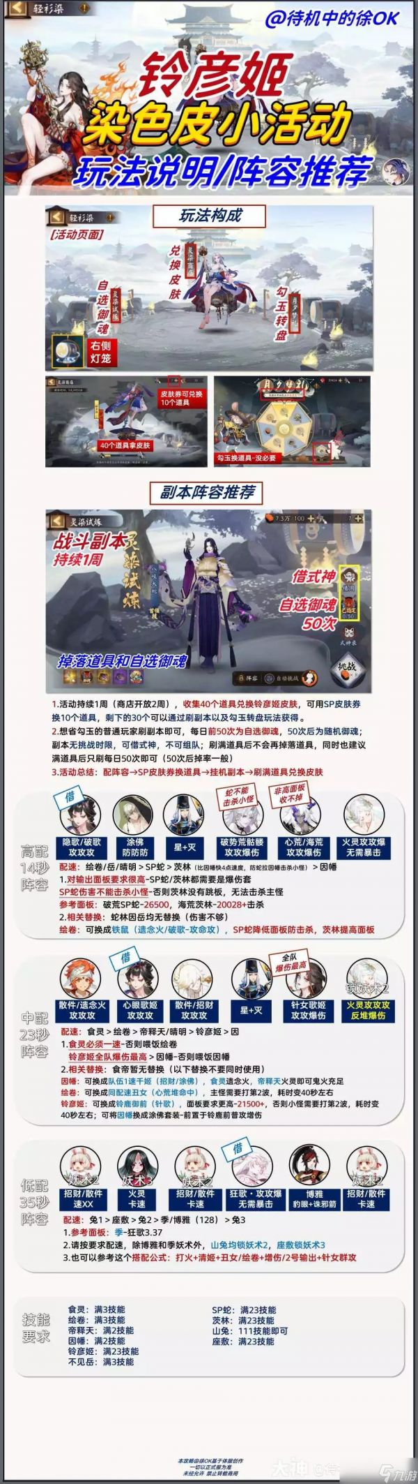 《阴阳师》轻衫染活动铃彦姬染色皮获得方法