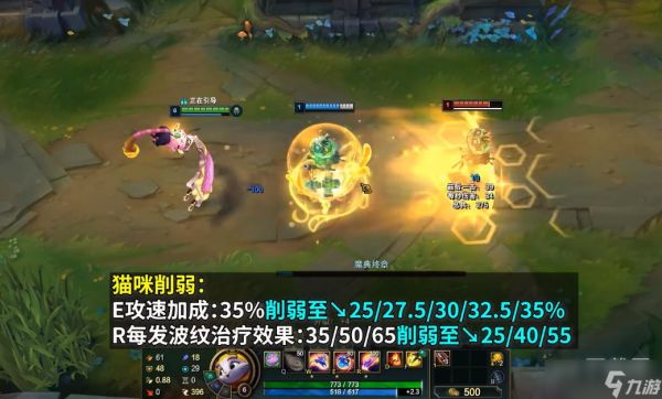 《英雄联盟》PBE13.12版本猫咪削弱一览