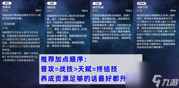 崩坏星穹铁道刃怎么加点好 行迹加点推荐