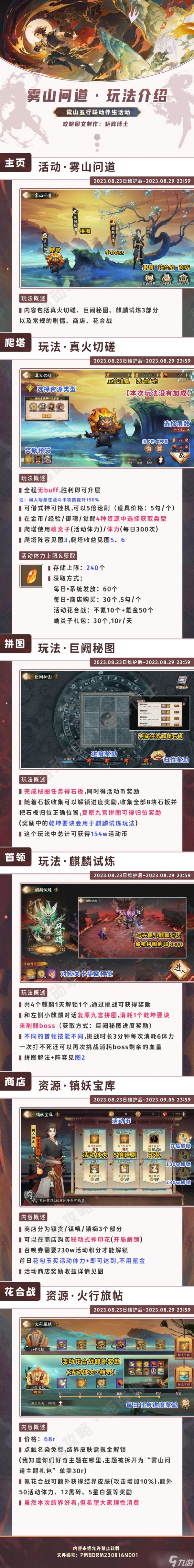 《阴阳师》雾行五山活动攻略大全