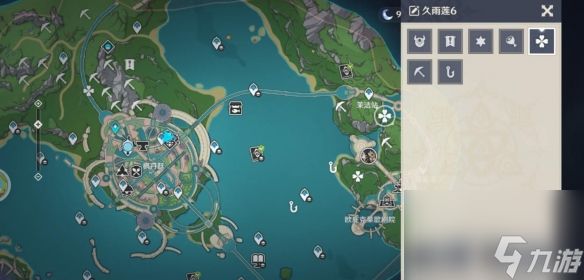 《原神》4.0枫丹久雨莲密集采集点分享