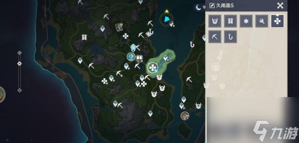 《原神》4.0枫丹久雨莲密集采集点分享