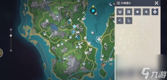 《原神》4.0枫丹久雨莲密集采集点分享