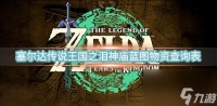 塞尔达传说王国之泪神庙蓝图物资查询表