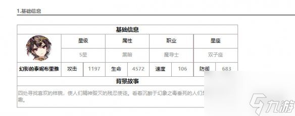 《第七史诗》幻影的泰妮布里雅 暗法强度解读