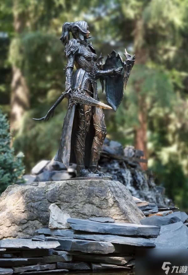 挚爱《FF14》玩家打造等大自己游戏角色雕像 花费450个小时