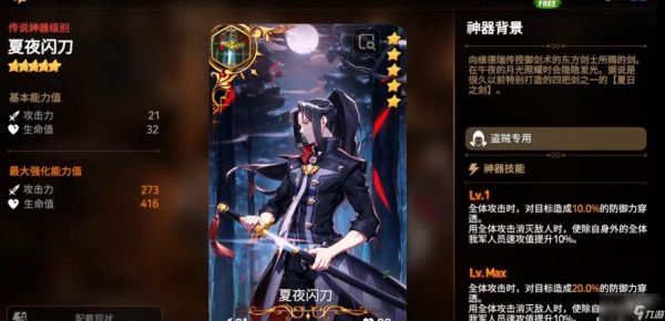 第七史诗盗贼神器节奏榜