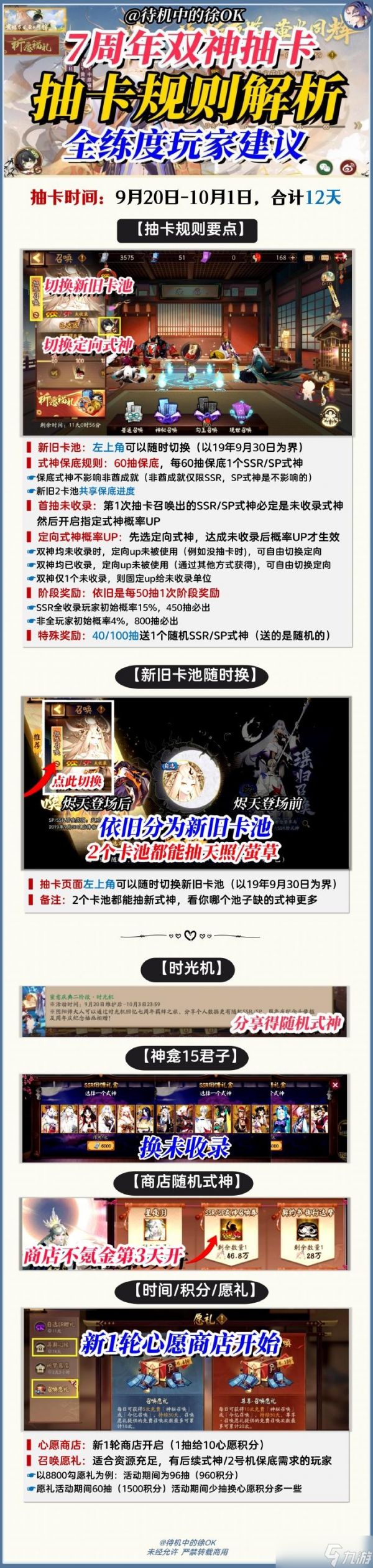 《阴阳师》7周年双神抽卡推荐