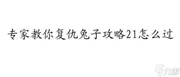复仇兔子攻略21怎么过 - 专家指导教你通关方法
