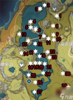原神逐月符在哪里大全-璃月蒙德龙脊雪山逐月符在哪里图解