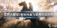 荒野大镖客2斑纹纯血马获取方法推荐