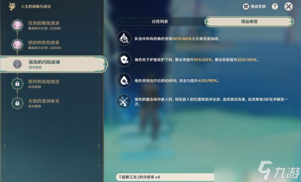 原神强劲的闪焰战魂20000分阵容推荐