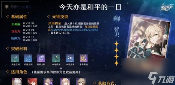 崩坏星穹铁道四星智识命途选什么好