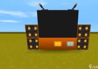 迷你世界 搭建一台有趣的电视机 大神玩家 几个步骤就