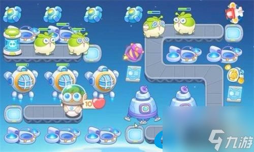 保卫萝卜4太空穿越32关攻略-太空传送地形攻略