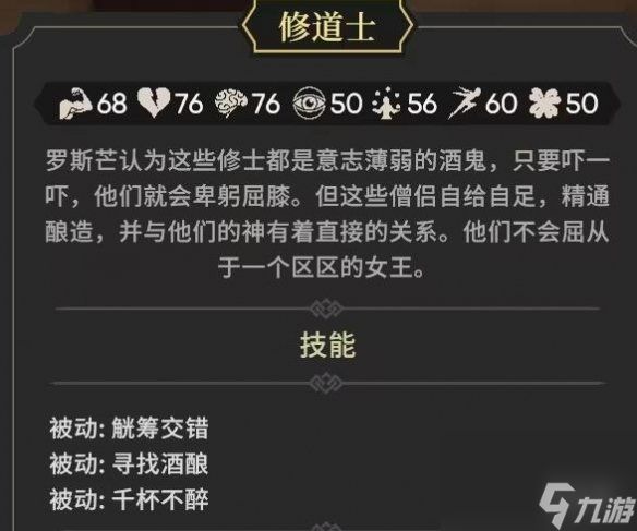 《为了吾王2》修道士怎么样？