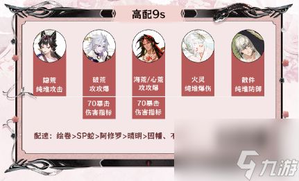 阴阳师神代终局活动阵容推荐