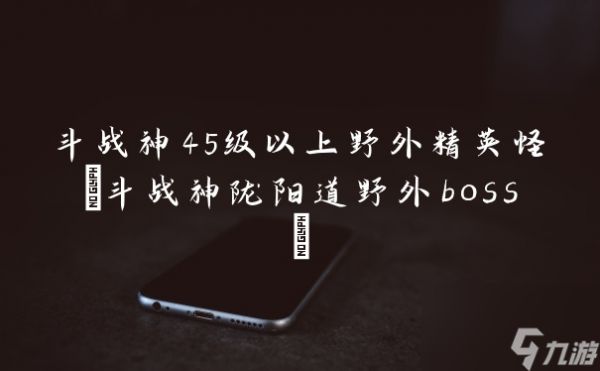 斗战神45级以上野外精英怪(斗战神陇阳道野外boss)