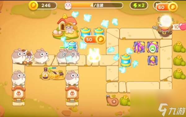 保卫萝卜4波仔很忙第10关如何通关-第十关图片文字详细通关策略