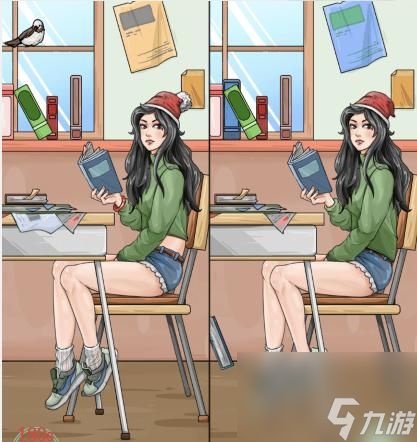 疯狂梗传美女找不同50怎么过-美女找不同50通关攻略图