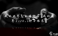 我的世界怎么用种子 我的世界1.20.1种子推荐