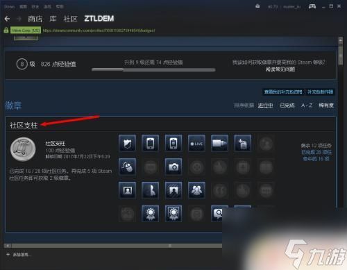 steam徽章查看 如何在Steam中查看个人徽章