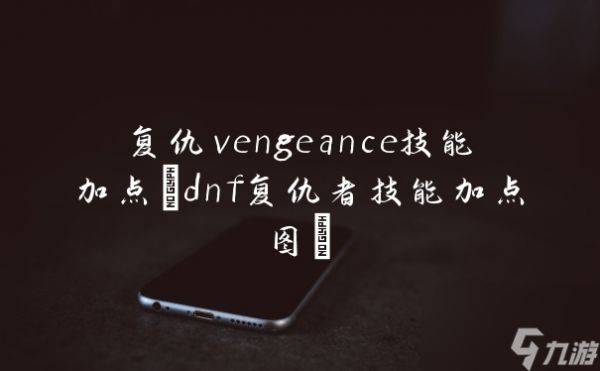 复仇vengeance技能加点(dnf复仇者技能加点图)