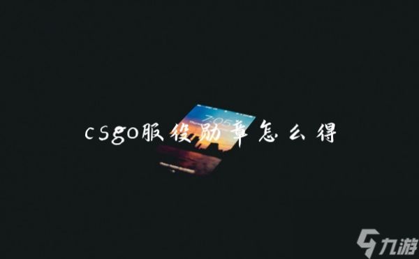 csgo服役勋章怎么得