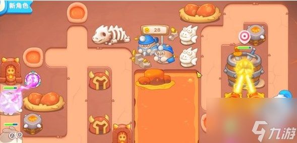 保卫萝卜4饿龙传说10关怎么玩