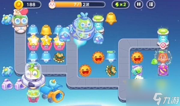 保卫萝卜4太空穿越第40关怎么过_保卫萝卜4太空穿越第40关攻略全解