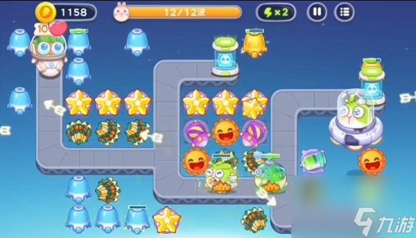 保卫萝卜4太空穿越第40关怎么过_保卫萝卜4太空穿越第40关攻略全解