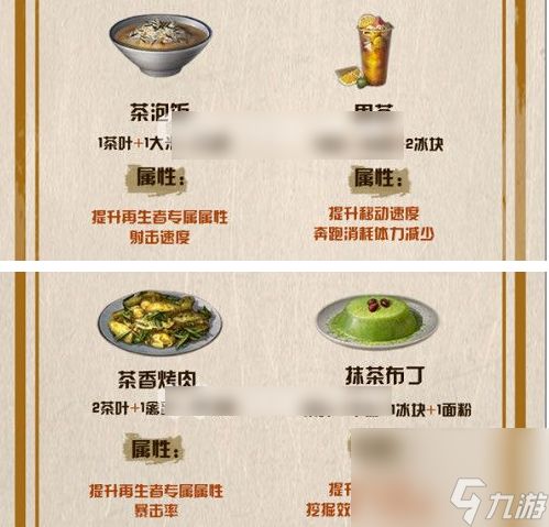 明日之后茶叶有什么用 明日之后茶叶食谱大全